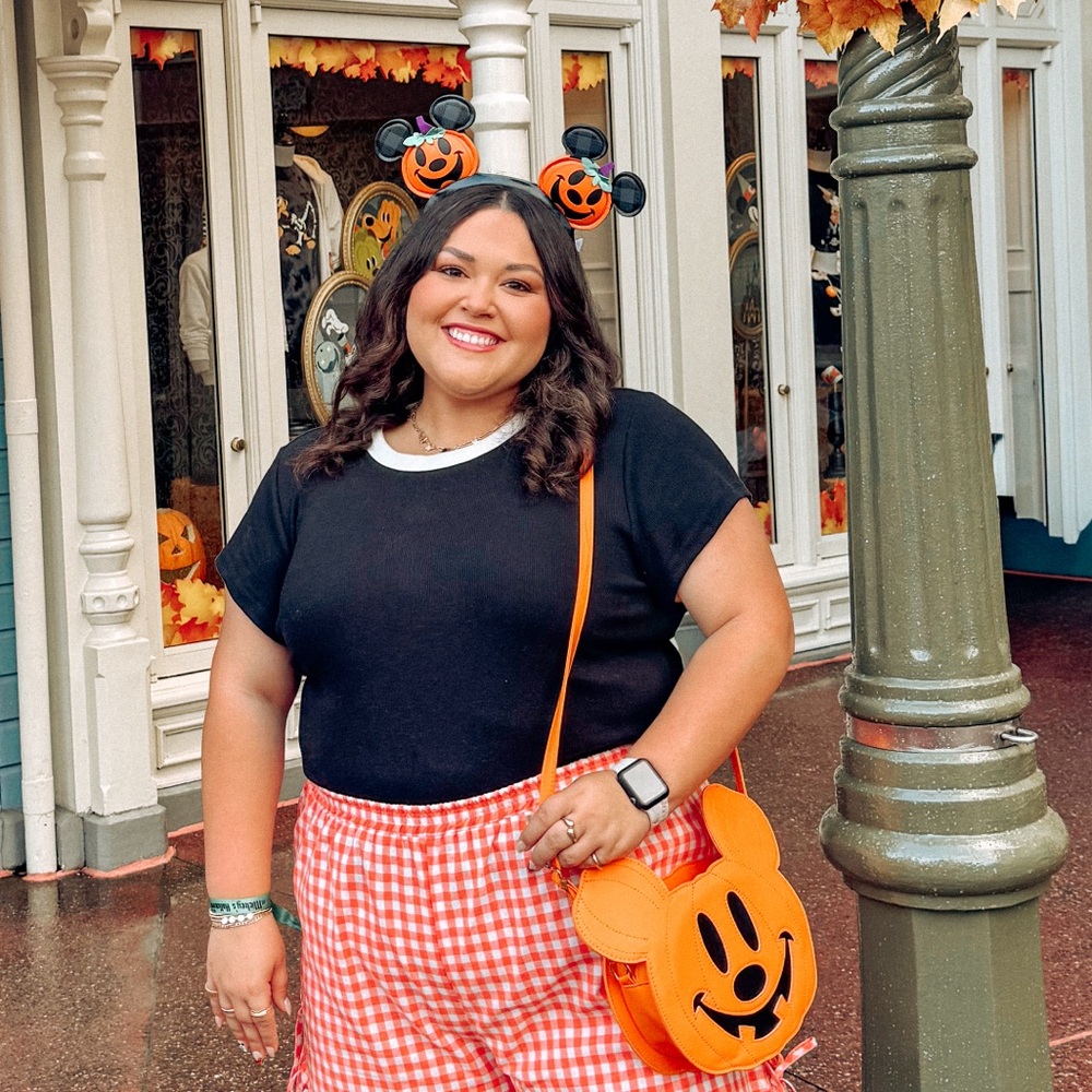 Mickey Pumpkin Purse and Ears